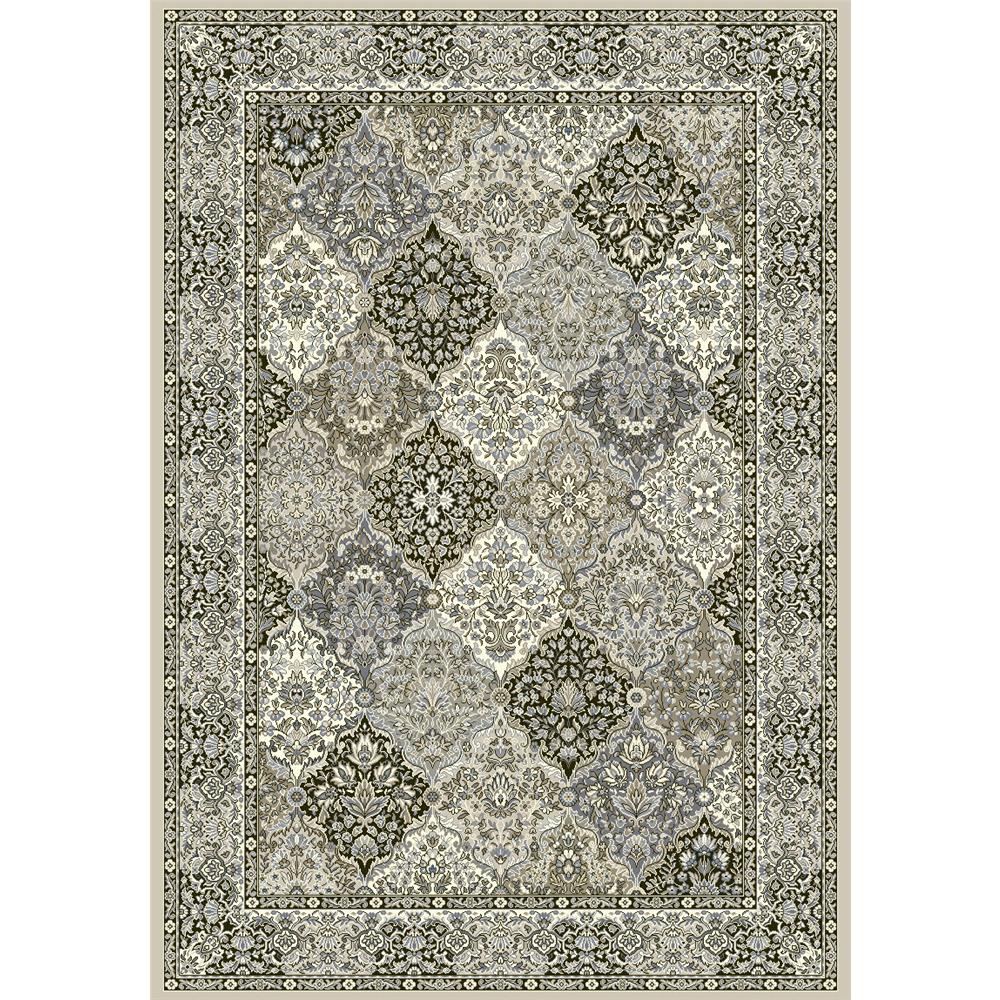 Dynamic Rugs 57008-9696 Ancient Garden 2 Ft. X 3.11 Ft. Rectangle Rug in Cream/Grey